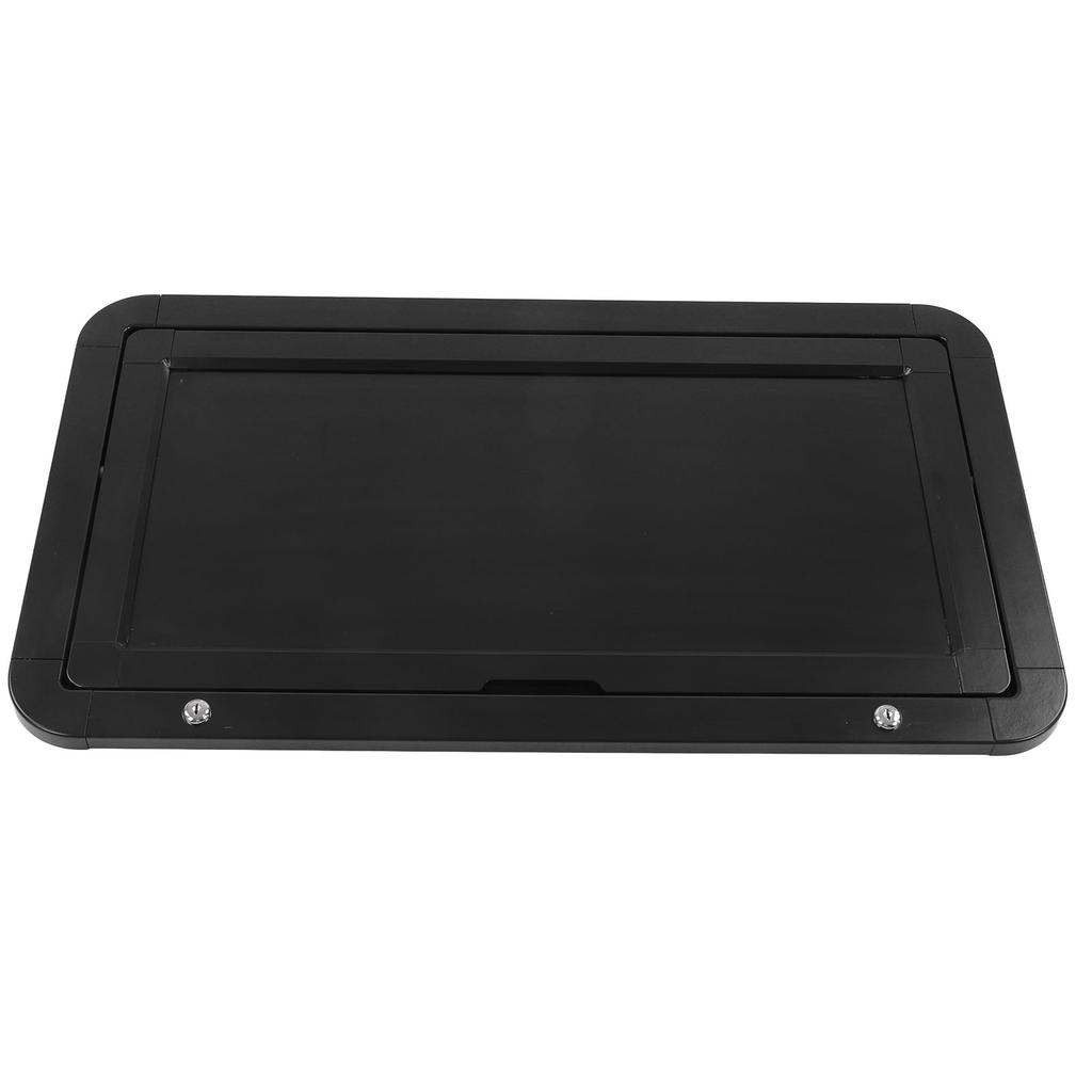 Esstisch für Wohnmobile und Wohnwagen mit Schloss, max. 25 kg Traglast, Aluminiumlegierung, schwarz