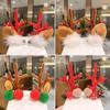 2pcs Christmas Hairpin Cute Antler Deer Ear Hair Clips Santa Claus Snowman Barrettes for Girls Headwear Women Hair Accessories