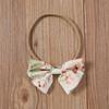 Neugeborenen  Blumige Sommer-Outfits Geripptes T-Shirt und Shorts Stirnband