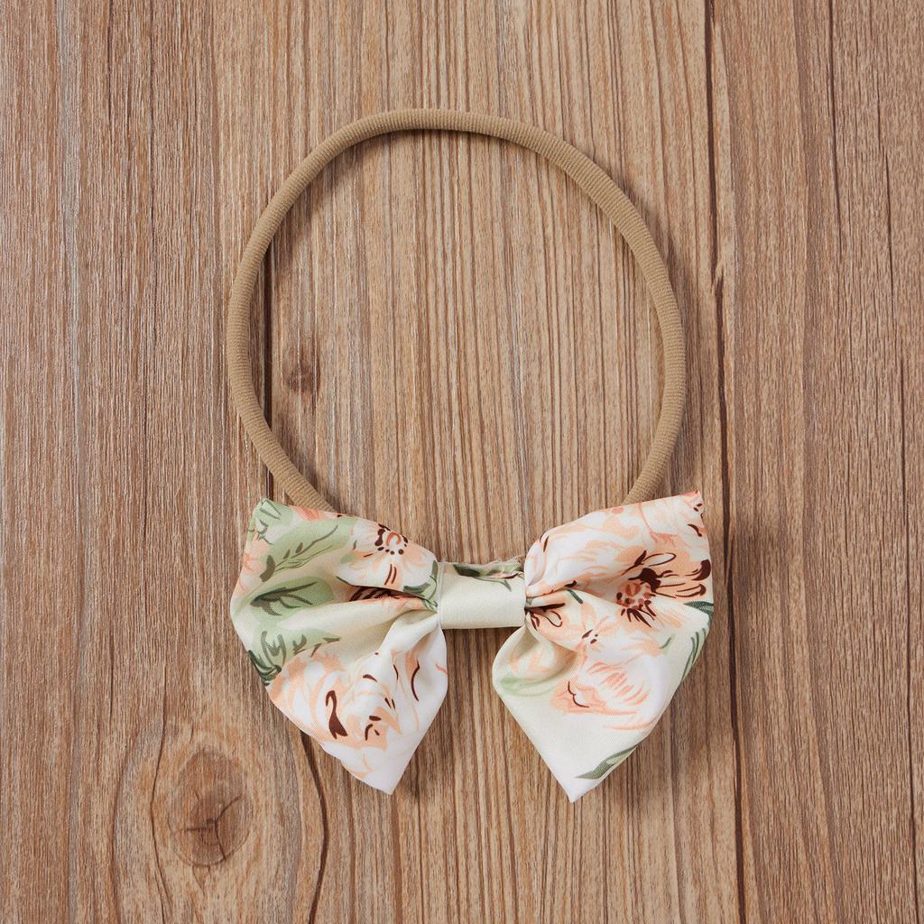 Neugeborenen  Blumige Sommer-Outfits Geripptes T-Shirt und Shorts Stirnband