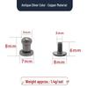 Eco-Friendly Brass Monk Head Accessories: Pacifier Buckle, Car Parts, Phone Cases & Leather Goods