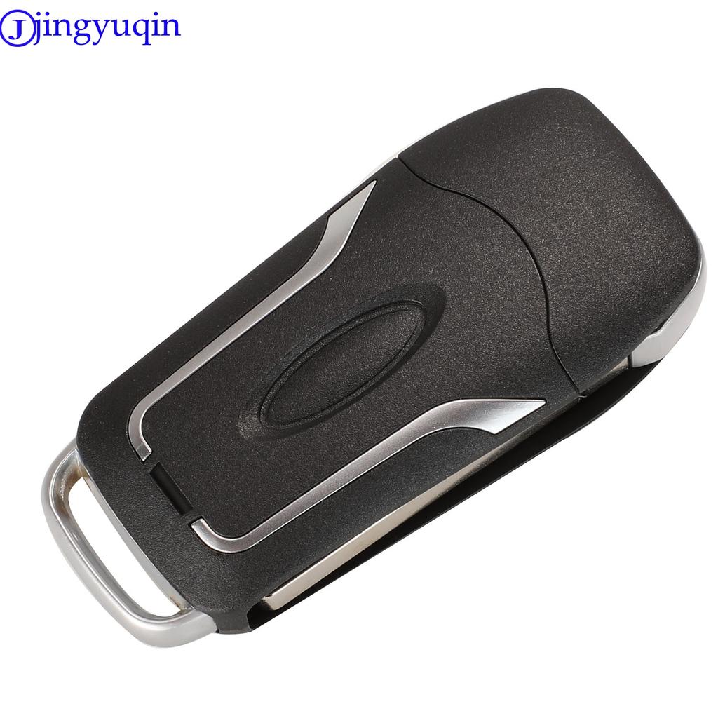 Jingyuqin 3 Tasten Modifizierte Klappauto Fernbedienung Schlüsselhülle für Ford Mondeo Focus Fiesta C Max S Max Galaxy Fob Keyless Entry Gehäuse