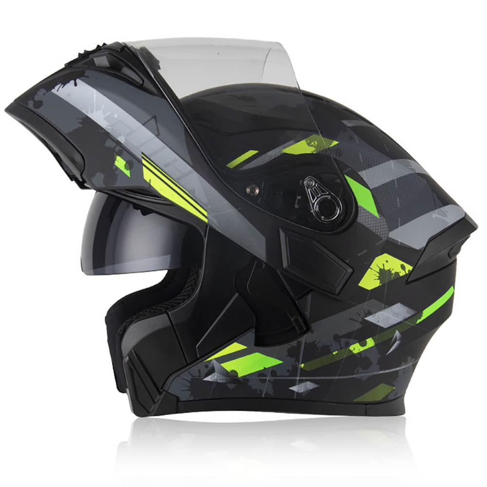 Cască Motocicletă Cască Motocicletă Full Face Accesorii Motocicletă Bărbați Și Femei Impermeabilă Protecție Solară Cască Certificată DOT