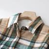 Women's Casual Plaid Padded Warm Long Sleeve Shirt Top Jacket