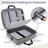 Compactly Mixing Board Organizers Case With Shock Absorbing Foam Interior Fits Recording Cables Microphones Securely