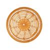 Art Mural Tissé à la Main Style Rustique Style Nordique Panier Mural Décor Style Bohème Style Vintage Décor Mural en Bois Tissé pour Chambre d'Enfant