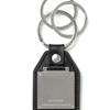 Millo Archive Cade Double Leather Keyring [Silver]