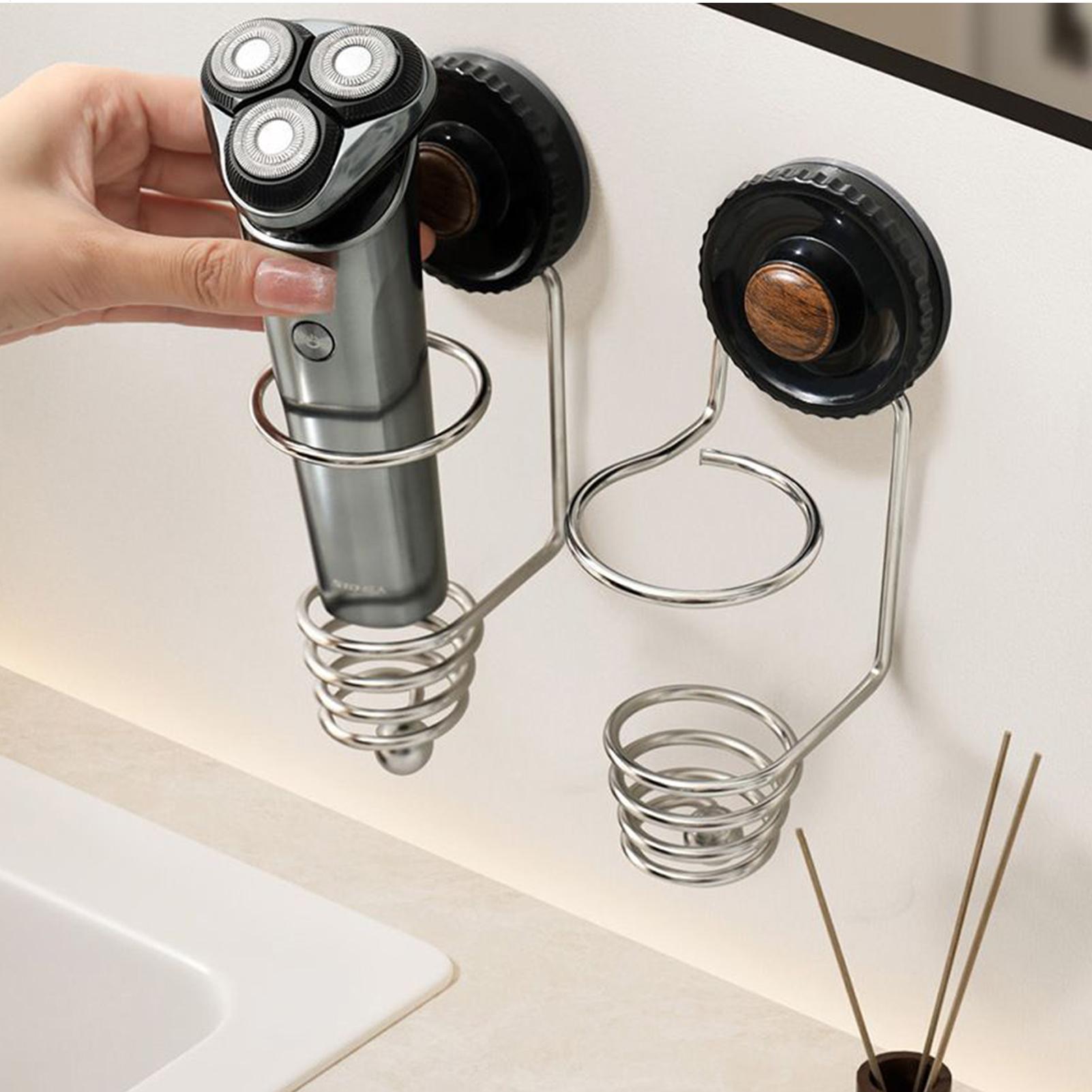 

Wall Mount Electric Toothbrush Holder Suction Cup Shaver Holder Stainless Steel Bathroom Toiletries Organization Storage Rack CN