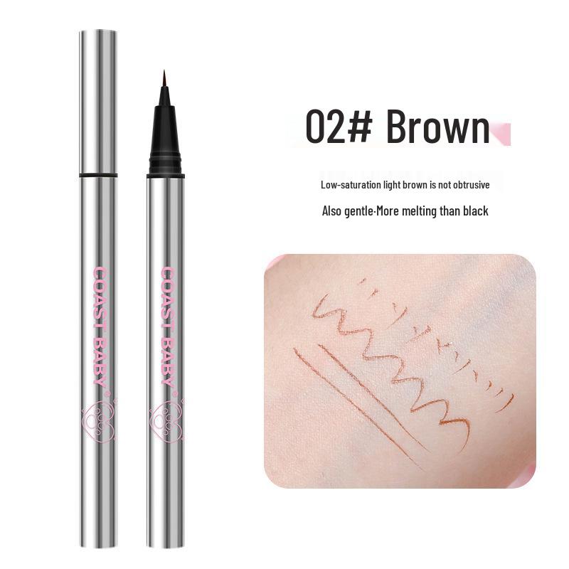 

COAST BABY Гладкая Водостойкая Стойкая Тонкая Подводка для Глаз 400mg коричневый