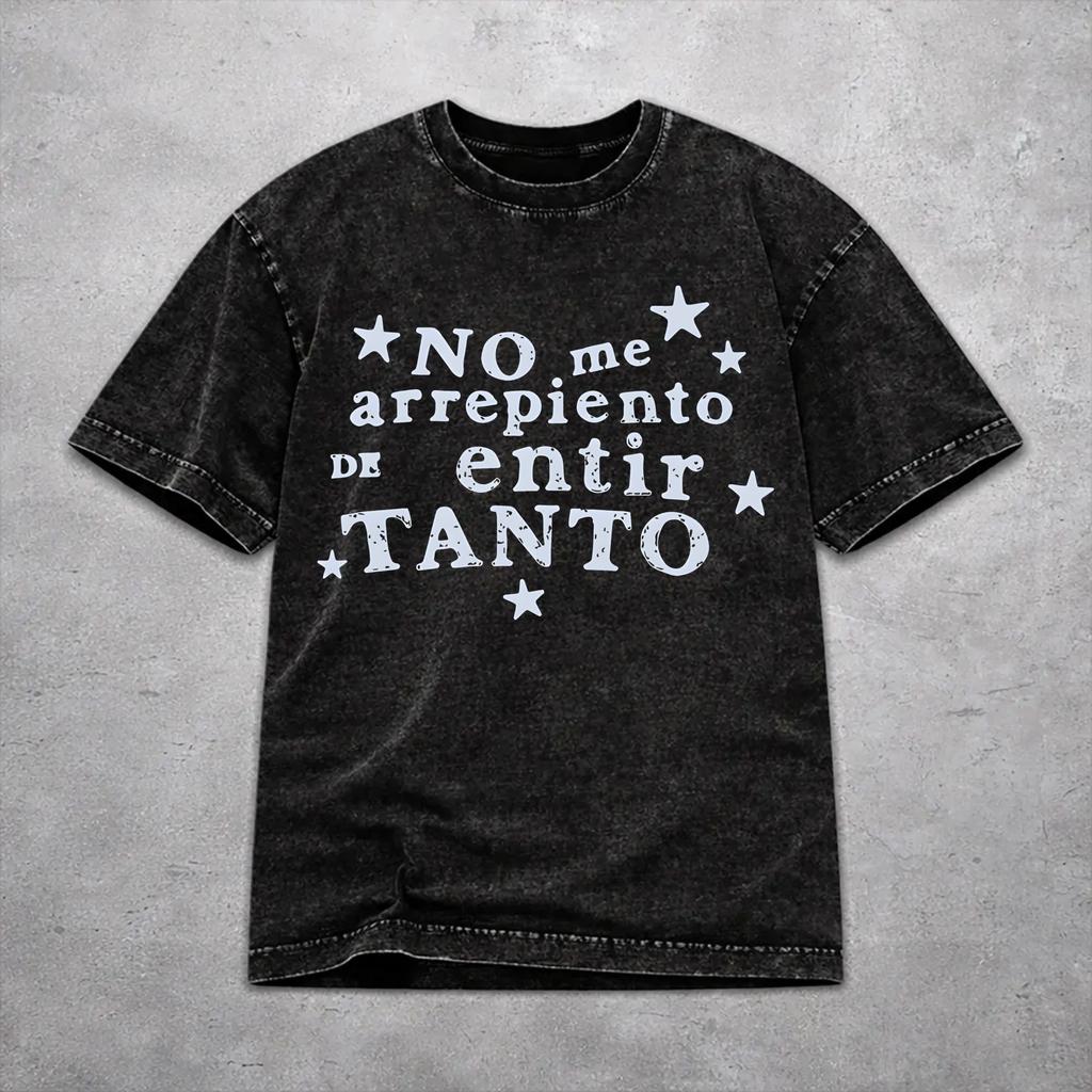 K-Karoled G NMADST New Album Shirt Washed Style For Men Women Cotton T-Shirts Tee Clothing