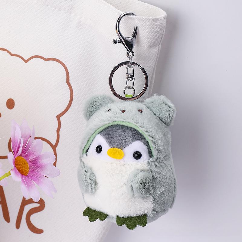 

Плюшевый брелок-пингвин Милая плюшевая кукла Аниме Каваи Игрушка для детей Подвеска Брелок Женщина Девушка Подарок на день рождения зелёный