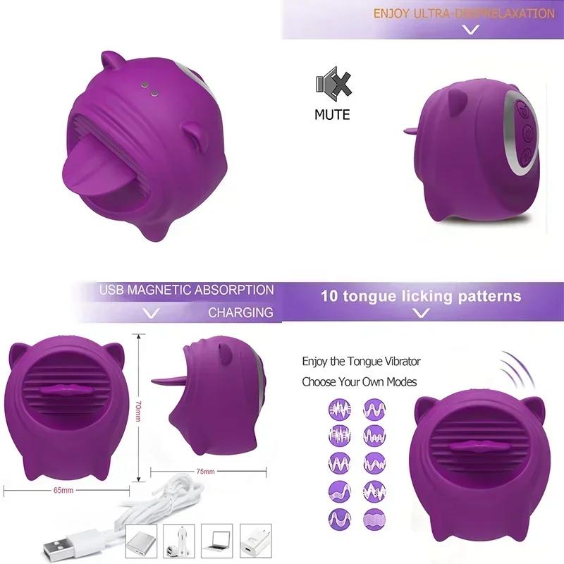 G Point Vibrator Tongue Is For Women Fox Plug Telescopic Dildo Pocket Pussy Sexetoys Couple Big Butt Sex Machine Man Gag Toys