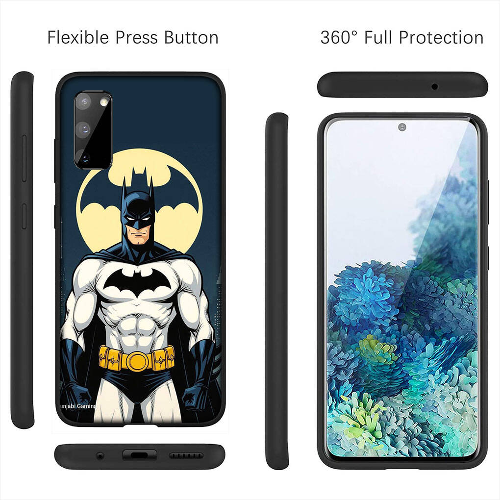 for Motorola Moto Edge 70 60 50 G54 G86 Samsung Galaxy S25 iPhone 17 16 15 Redmi Note 14 Pro Max Phone Case Cartoon Bruce Wayne Batmans Bat Man Cover