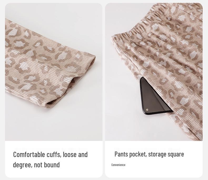 Women's Autumn/Winter Modal Pajama Set: Long Sleeve, Long Pants, Chest-Pad Camisole, 3-Piece Casual Homewear.