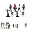 High-quality Pvc 2.5-4.5 Inch Toilet Man Vs Surveillance Man Action Figure Model Decoration