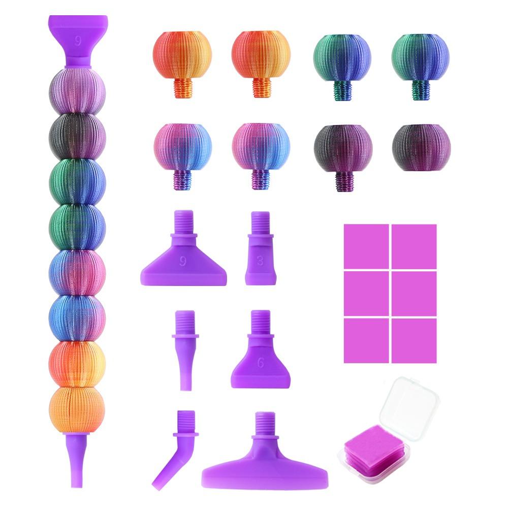 

Replacement Pen Heads 5D Diamond Painting Pen Kit DIY Craft with 12 Multifunctional Pen Tips Point Drill Pens Screw Thread Tips