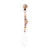 Wooden Personalized Baby Pacifier Chain Bpa Free Crochet Bunny Pacifier Clip Newborn Nipple Holder Teething Baby Accessory Gifts