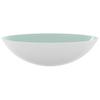 Glass Wash Basin 50 X 37 X 14 Cm White