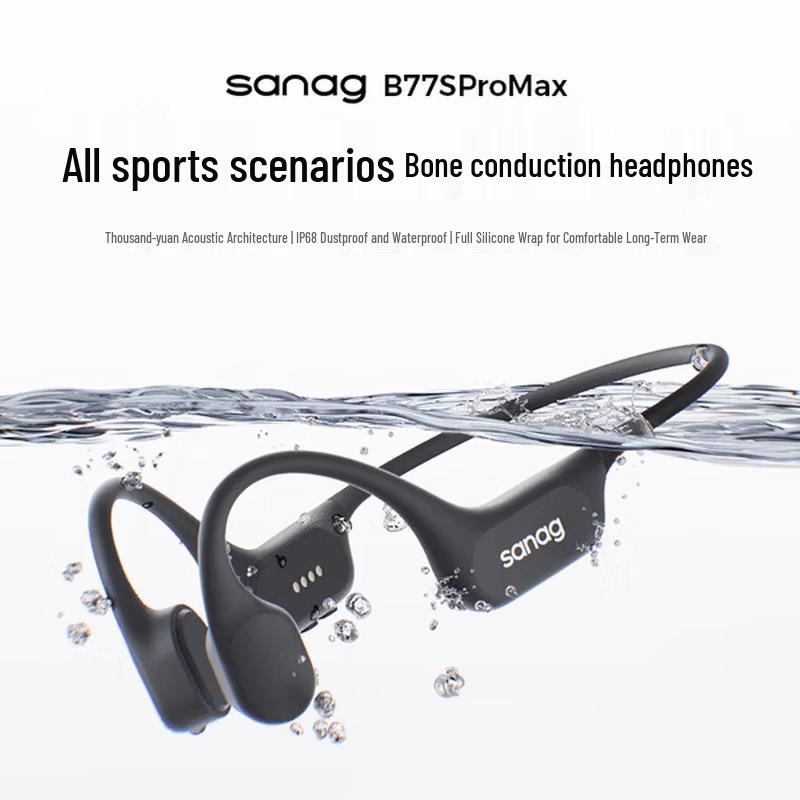 SANAG B77S Bone Conduction Sports Headphones