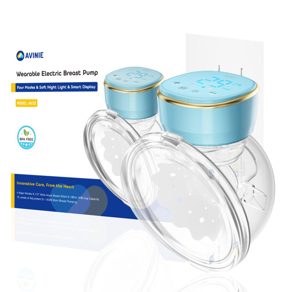 Носимый электрический молокоотсос Автоматический Свободные руки Сбор молока Портативный Удобный для путешествий Бесшумный дизайн для мам в движении