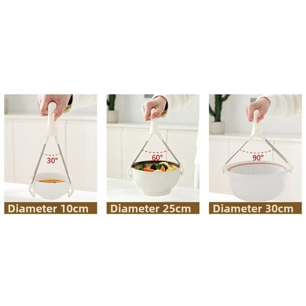Creative Anti-hot Bowl Plate Clips Non-Slip Hot Bowl Gripper Dish Lifter Clamp Food Preparation