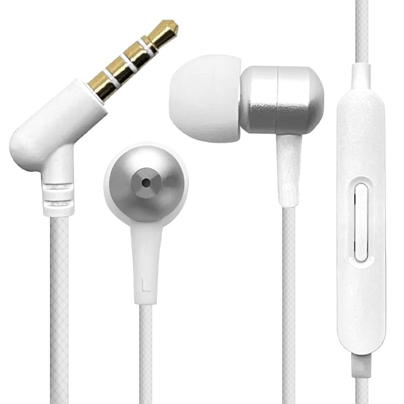 

rasta banana Smartphone for tablet 3.5mm terminal stereo earphone microphone Canal type with system vol white RESMS3507WH