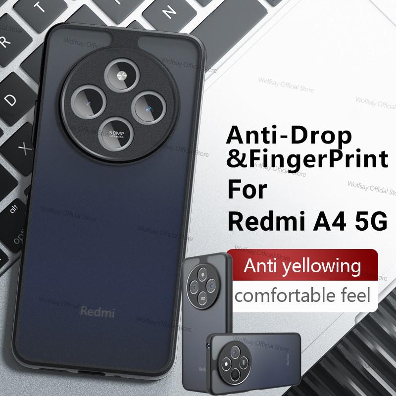 For Xiaomi Redmi A4 5G Case Xiaomi Redmi A4 5G Cover Luxury Matte PC + TPU Shockproof Protective Phone Cover For Xiaomi Redmi A4