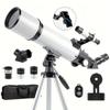 Astronomical Telescope, 80mm Aperture 600mm Telescopes for Adults Astronomy, Fully Mult
