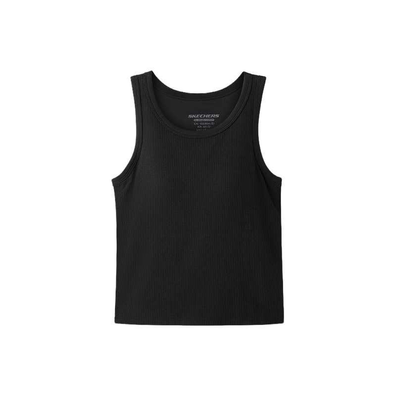 Skechers Breathable Solid Color Sleeveless Pullover Women tops L226W094-0018 M