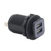 Motorcycle Dual USB Fast Charger Socket Universal USB Charging Adapter Outlet 2.1A Panel for Mobile Phone Moto Accessories
