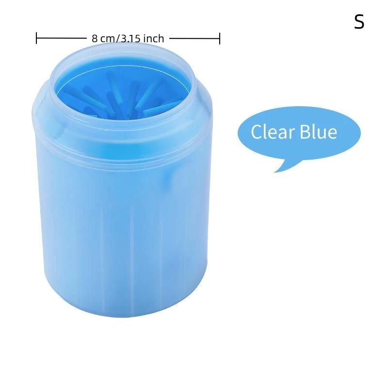 1Pcs Portable Outdoor Pet Foot Washer Paw Clean Brush Dog Paw Cleaner Cup Soft Silicone Combs Quickly Wash Foot Cleaning Bucket