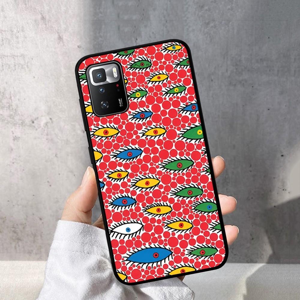 Yayoi Kusama art Phone Case For Redmi 5 6 7 8 9 10 plus pro 6 7 8 9 A GO K20 K30 K40 pro plus F3 Fundas