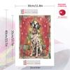 Pink Dalmatian Pattern  3pcs 100% Round Full Drill 5D DIY Diamond Painting Embroidery Cross Stitch Rhinestone Décor