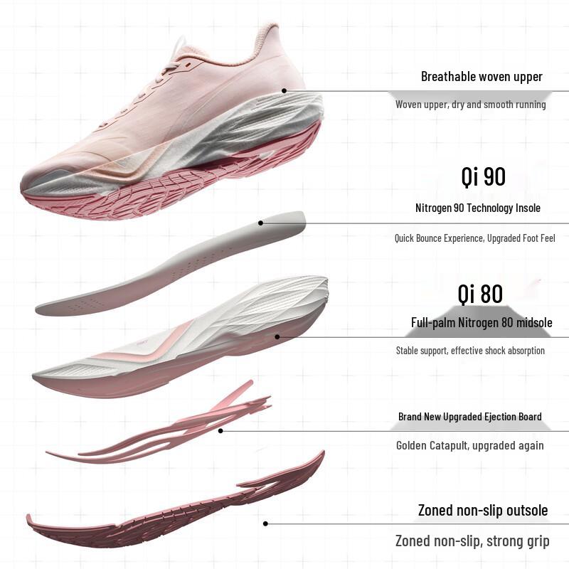 ANTA Mach 6 Professional Cushioning Running Shoes for Women