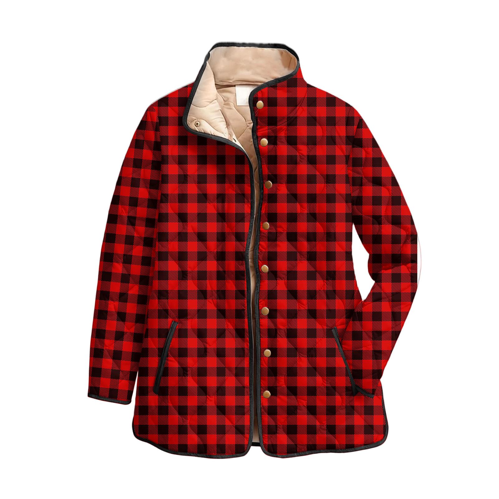 

Женская хлопковая куртка с цветочным принтом, воротником-стойкой, плиссировкой, длинными рукавами и пуговицами XS красный