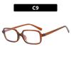 Small Square Frame Sunglasses UV Protection Retro Goggle Shades Glasses Simple and Versatile Sunscreen Decorative Glasses