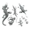 4 Stück Anhänger Gecko Antiksilber Farbe Eidechsen Anhänger Für Armbänder Chamäleon Anhänger Großhandel