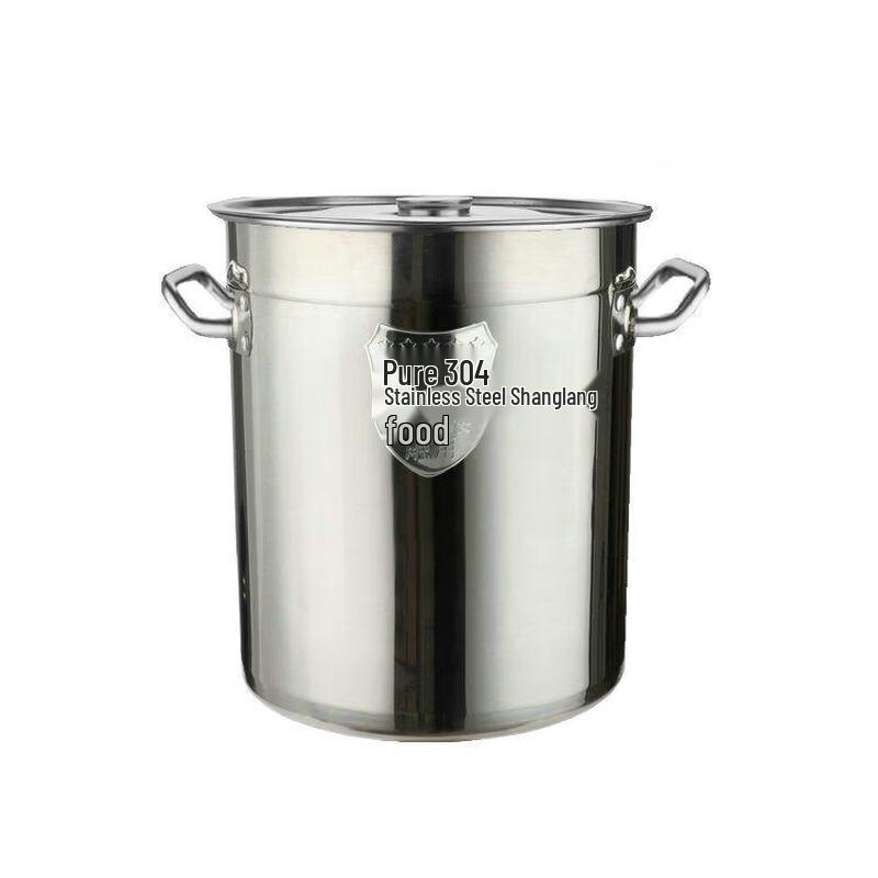 JPHZNB Food Grade Thick Stainless Steel Storage Bucket