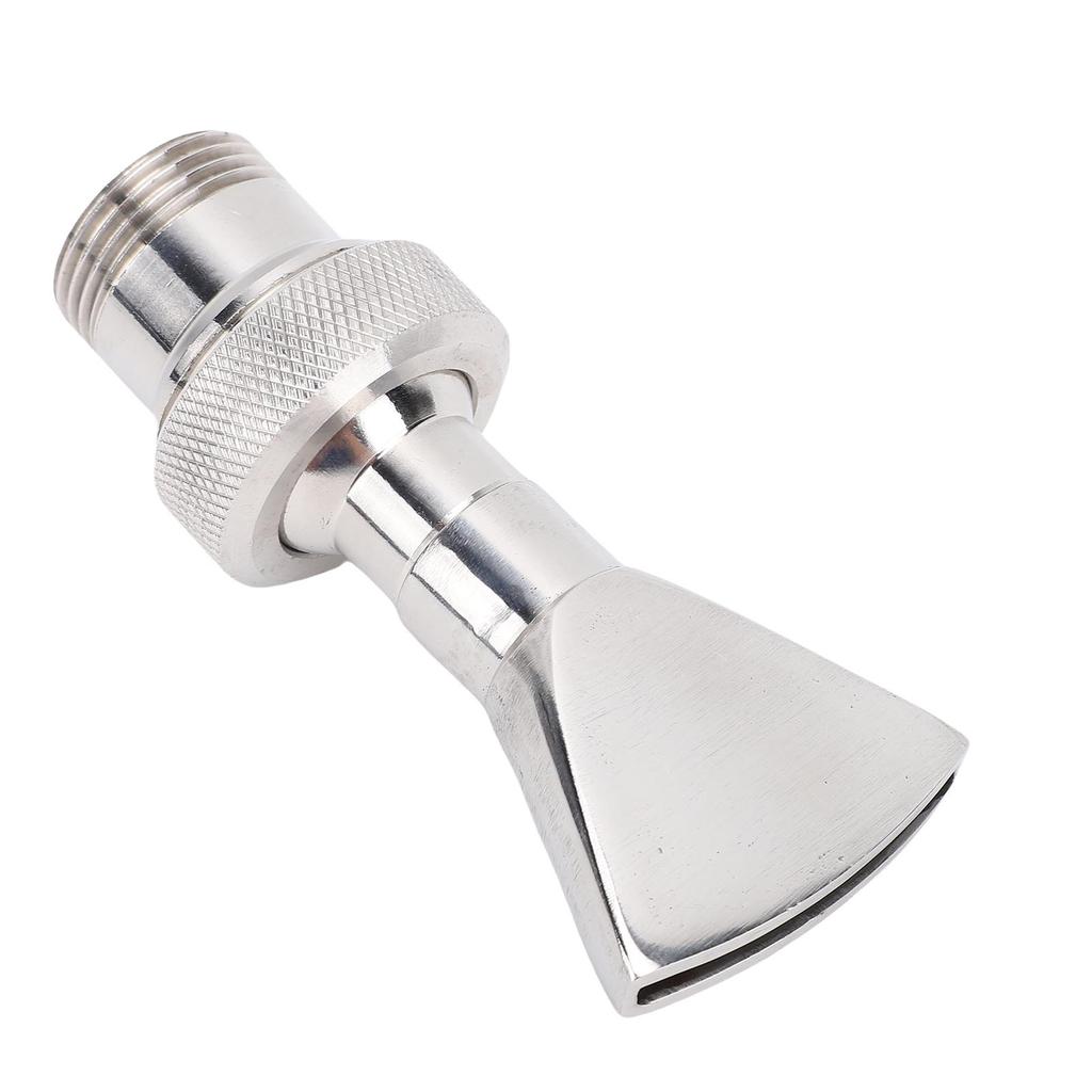 Fan Shaped Fountain Nozzle Stainless Steel 3 4 Inch 1 2 Inch Universal Flat Fountain Pond Water Nozzle Sprinkler for