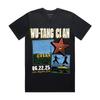 WuTang Clan Rock Punk Stil Vintage 90er Kurzarm Rollkragen Streetwear 100% Baumwolle Bedrucktes T-Shirt Lässige Unisex T-Shirts