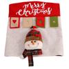 Christmas Doll Chair Cover Festival Cartoon Dining Chair Back Covers Party Santa Claus Chair Rear Decoration YFA2245