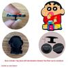 Crayon Shin-chan Croc Charms: 10 Styles, Soft Rubber PVC Shoe Accessories