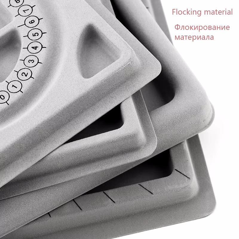 1PCS Bead Board for Jewelry Making Velvet Beading Board Jewelry Design Board for Jewelry Bracelet Making DIY Bracelet Bead Board