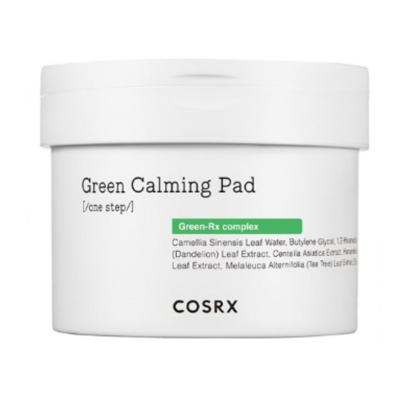 

COSRX Одношаговые успокаивающие пэды Green, 140 мл (70 подушечек)
