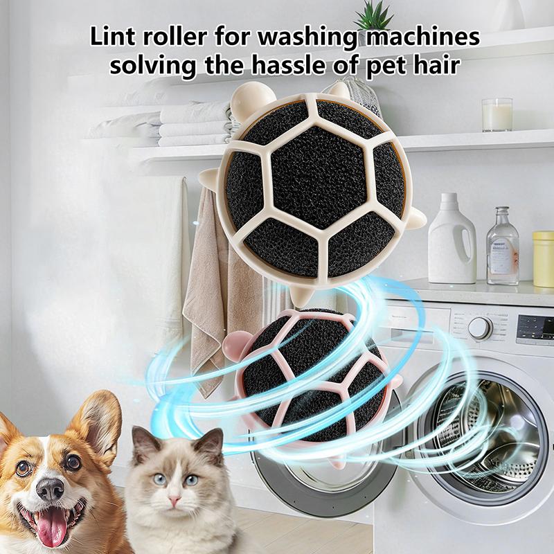 New Little Turtle Lint Remover, Replaceable Clothes Lint Remover, Anti- Ball, Washing Machine Lint Remover