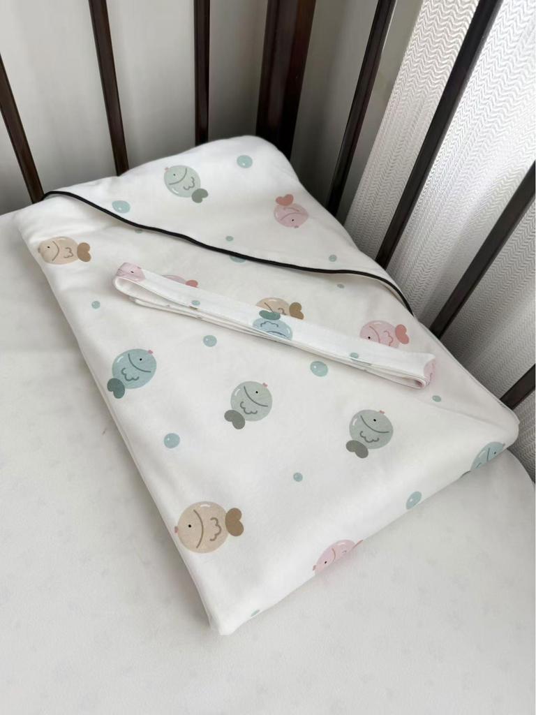 Pure Cotton Knitted Baby Swaddle Blanket for All Seasons
