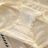 Ladies Spring and Autumn Pure Cotton 10A Bacteriostatic Extended Crotch Mid Waist Triangle Briefs