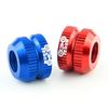 2PCS Tire Valve Nut MTB Road Bike Tubeless Rim Ultralight Aluminium Alloy Presta Valve Protection Screw Valve Fixed Washer