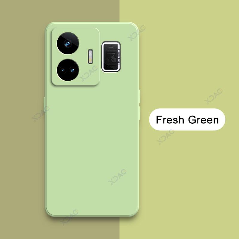 Mobile Covers for Realme GT Neo 5 5G Soft Luxury Square Liquid Silicone Phone Cases RealmeGT Neo5 GTNeo5 240W Double Liner Coque