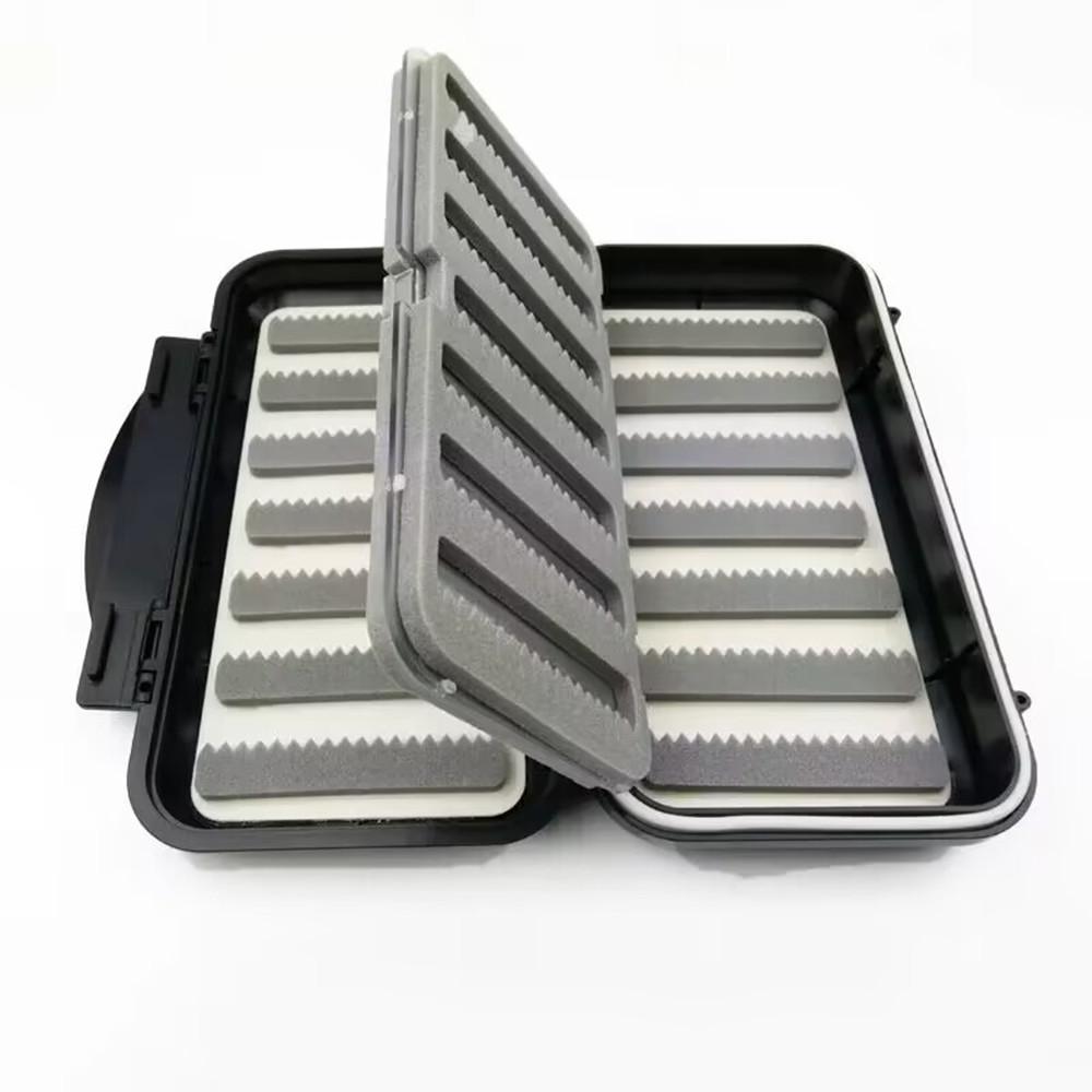 Vodotěsný úložný box na rybářský háček Box na rybářské potřeby Černá Luya Krabička na falešnou návnadu Krabička na rybářské příslušenství Nářadí na rybářské potřeby